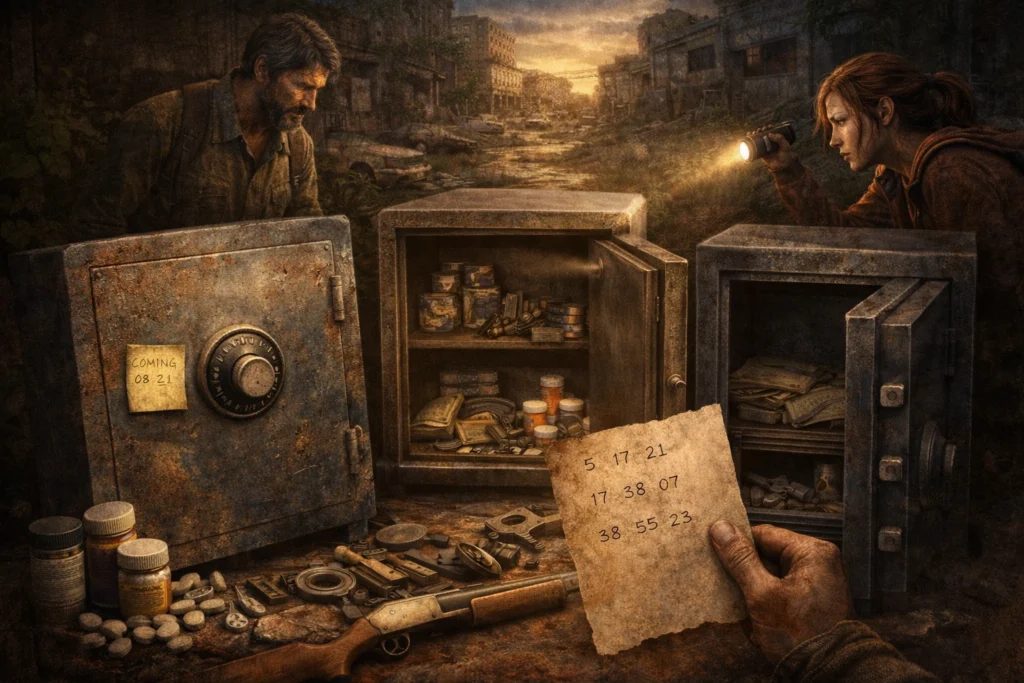 Джоэл и Элли The Last of Us открывают сейфы
