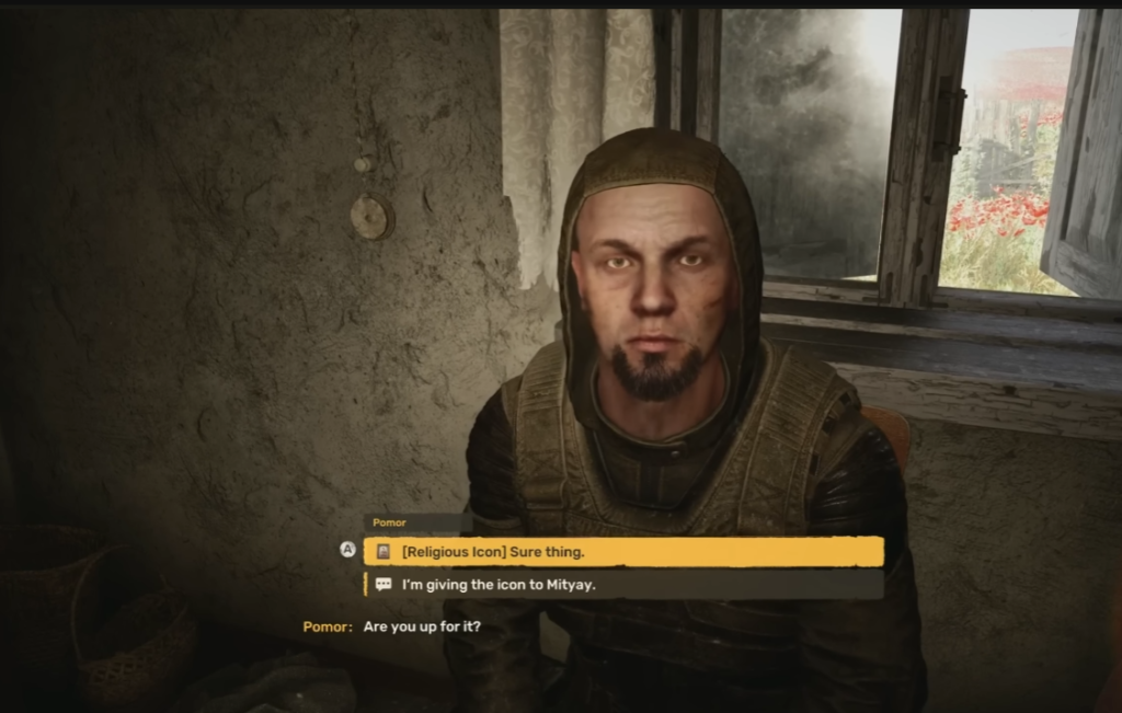 Помор разговаривает в комнате S.T.A.L.K.E.R. 2