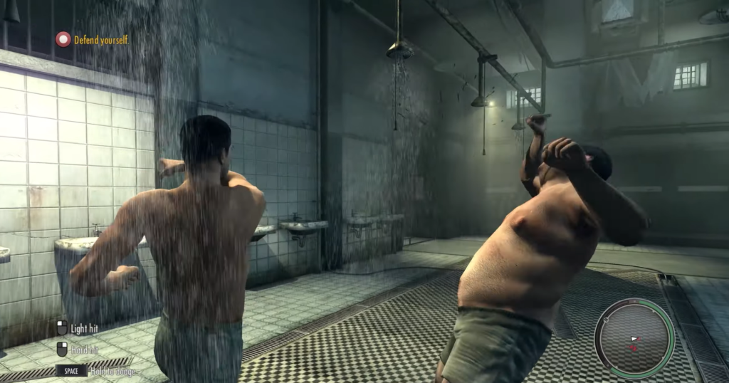 Драка в душевой в Mafia II
