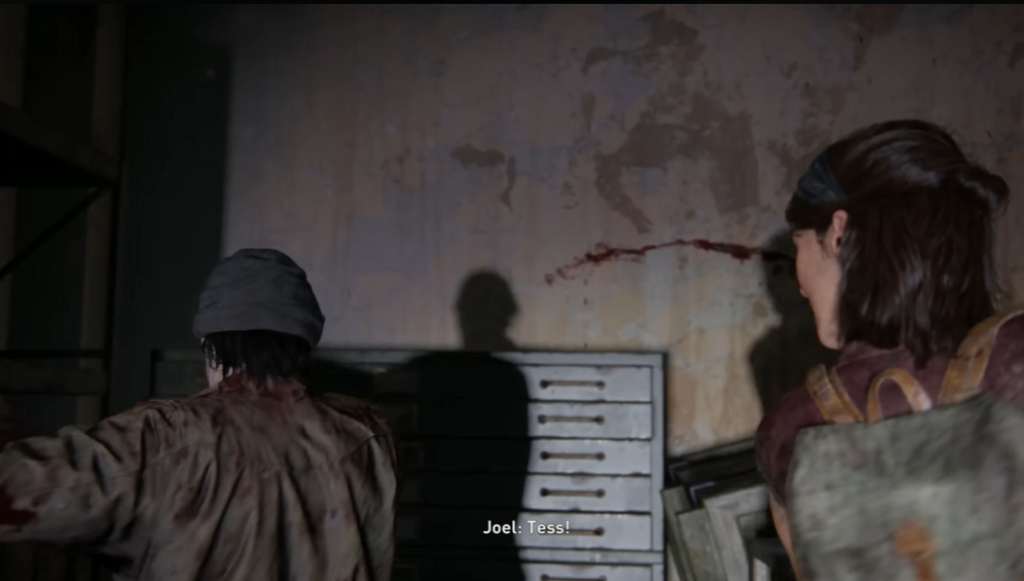 Джоэл и Тесс из The Last of Us в комнате