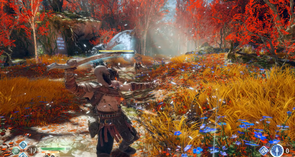 Kliff fights Wandering Freesword in muddy arena
