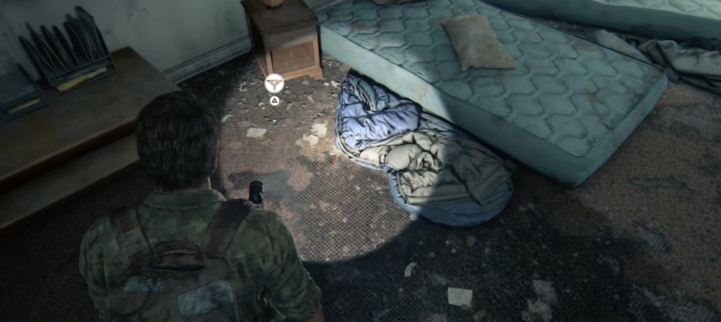 Джоэл из The Last of Us осматривает спальню