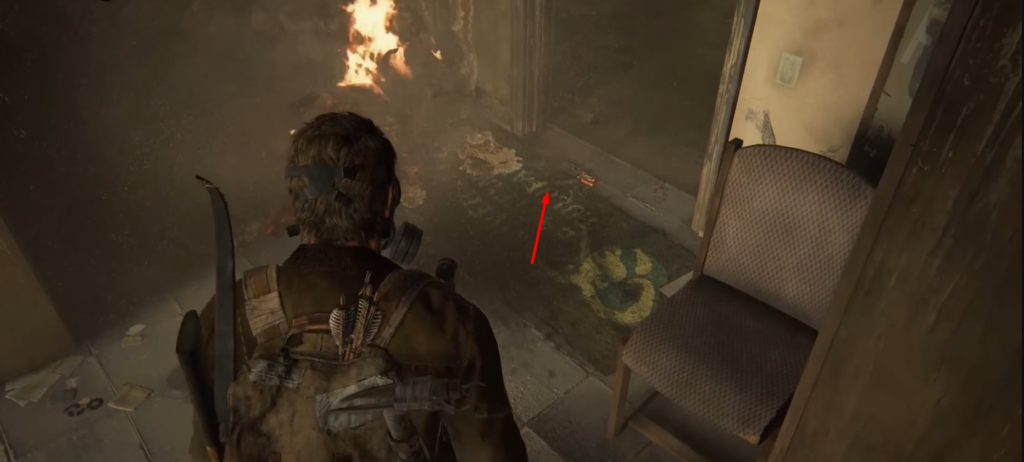 Джоэл из The Last of Us идет по коридору