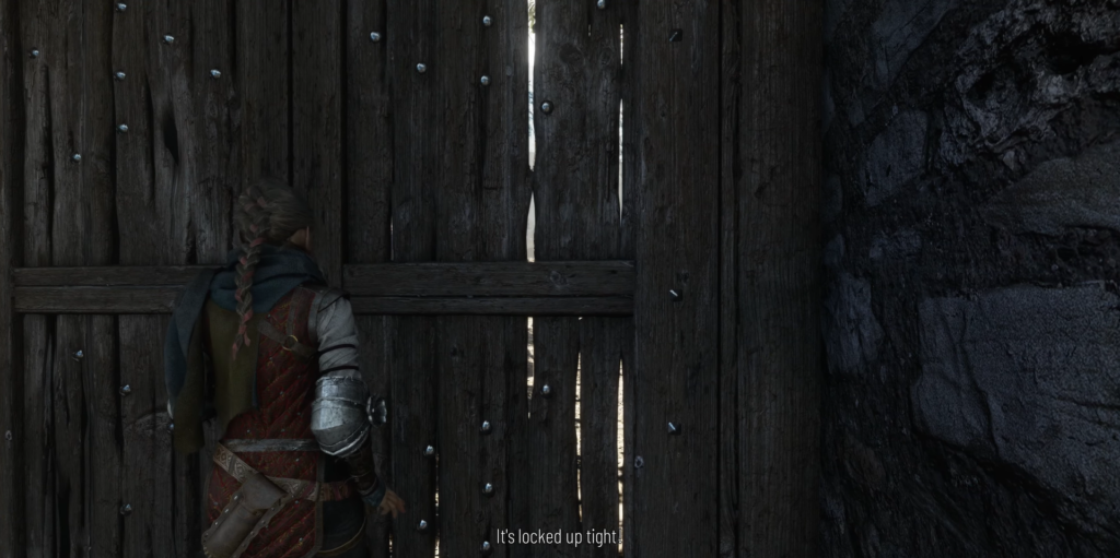 Амиция из A Plague Tale стоит у ворот