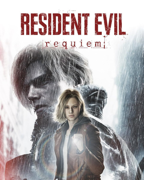 Клэр Редфилд из Resident Evil стоит под дождём